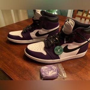 Jordan 1 Retro High Court Purple/White